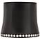 Faux Leather Stud Trim Drum Lamp Shade 12x14x12 (Spider)