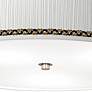 Thumbnail3 of Faux Pleated Giclee Print Lamp Shade with 20 1/4" Wide Ceiling Light more views