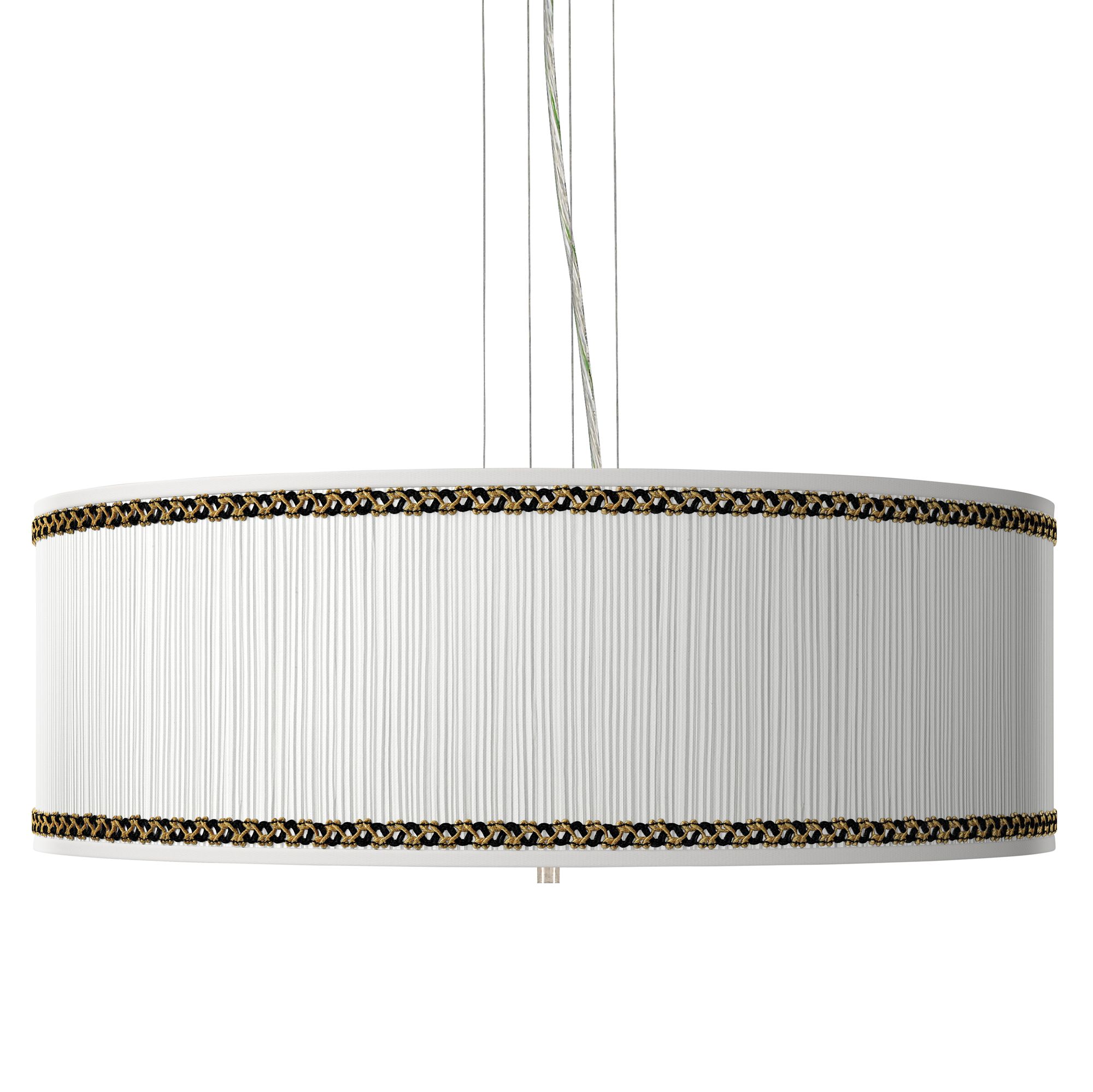 Four Ivory Chandelier Lampshades sold