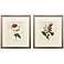 Favorite Flowers I 14"W x 16"H Framed Art - Set of 2