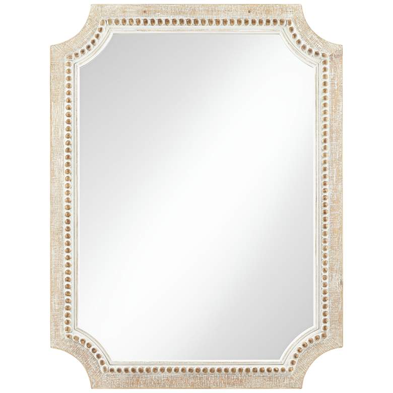 Image 2 Favreau Natural and Gray 27 1/2 inch x 36 1/4 inch Wall Mirror