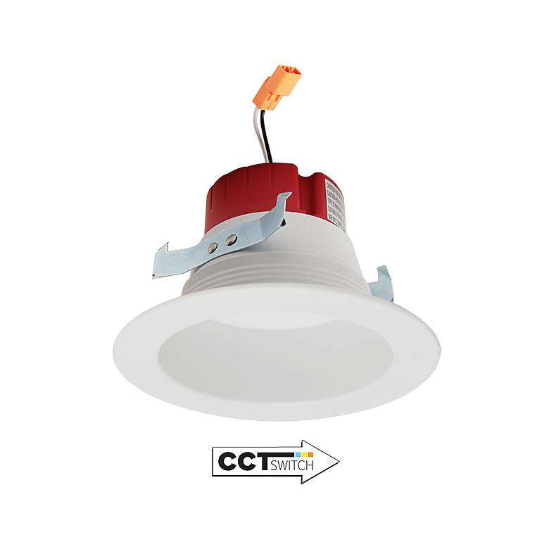 Image 5 Favs 4" Bronze 5-Color Temperature LED Reflector Downlight more views