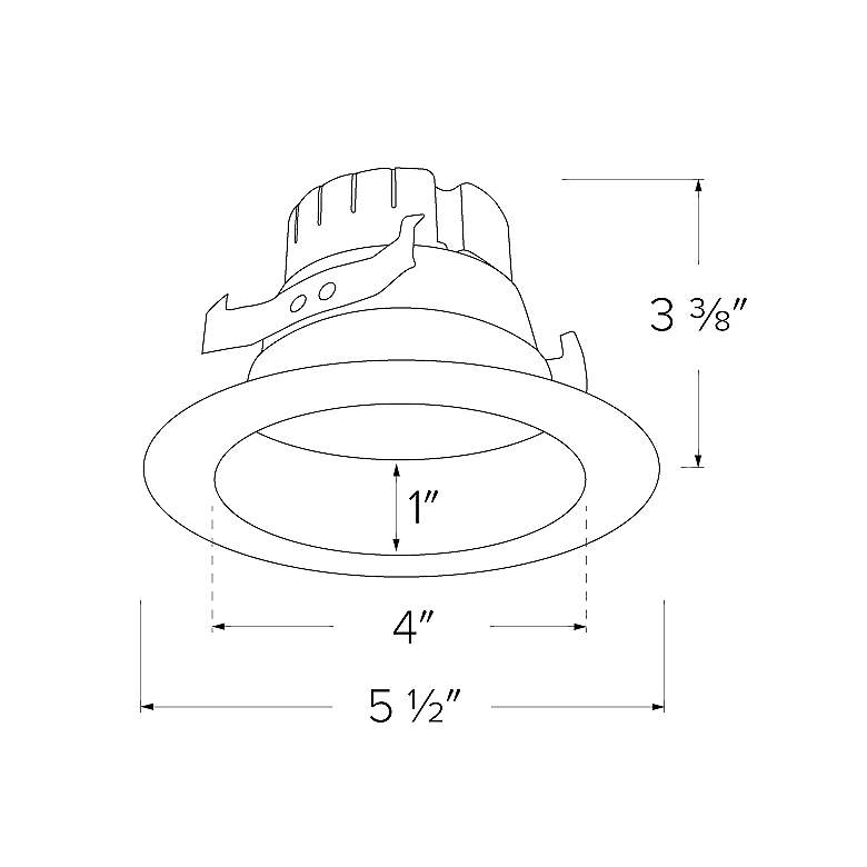 Image 6 Favs 4" Bronze 5-Color Temperature LED Reflector Downlight more views