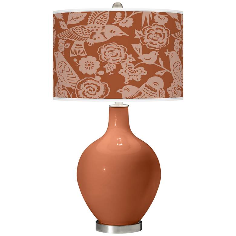 Image 1 Fawn Brown Aviary Ovo Table Lamp