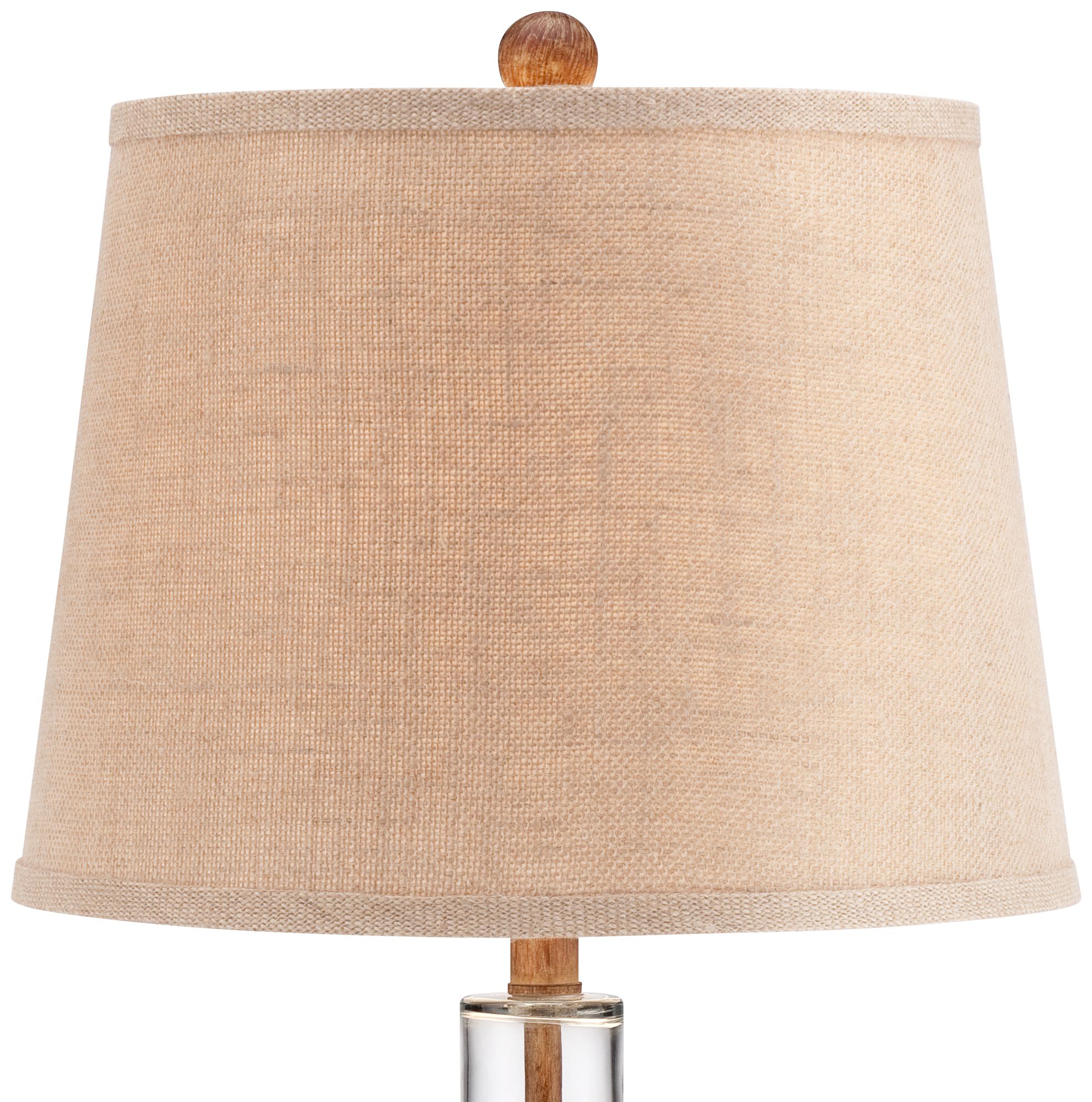 Image 5 Faye 27" High Natural Rope and Clear Glass Coastal Jug Table Lamp more views