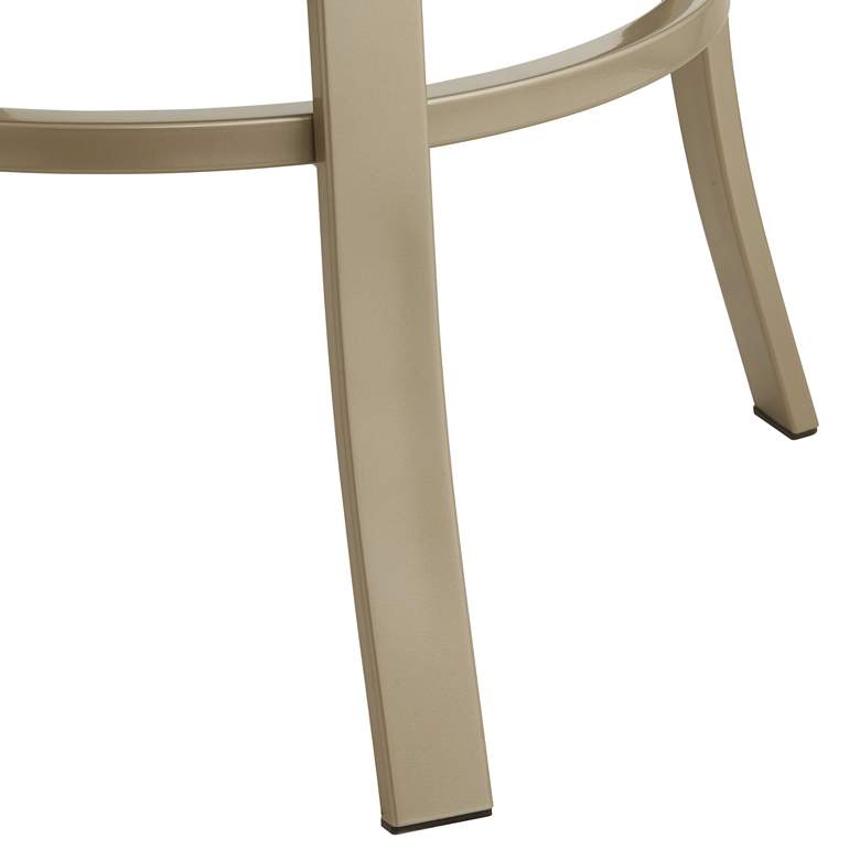 Image 5 Faye 29" High Champagne Gold Barstool more views