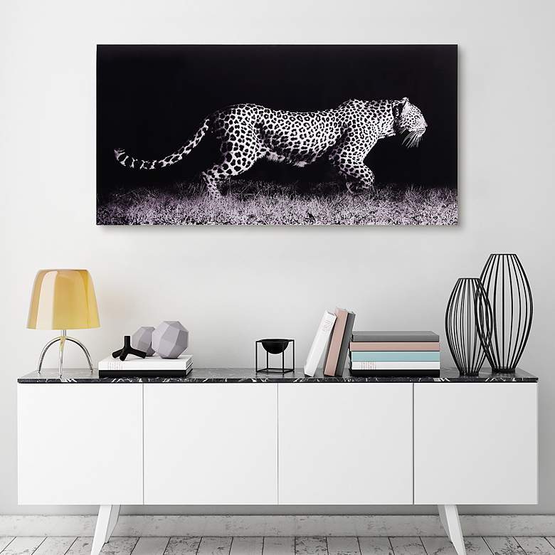 Image 5 Fearless 1 48 inch Wide Tempered Glass Panel Graphic Wall Art more views