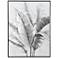 Feather Fire 35.4"W x 47.2"H Textured Framed Canvas Wall Art