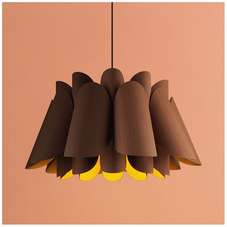 Federica Pendant WEP Light Collection - Black Finish - Petribi Shade