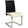 Federick Faux Leather Ivory Side Chair