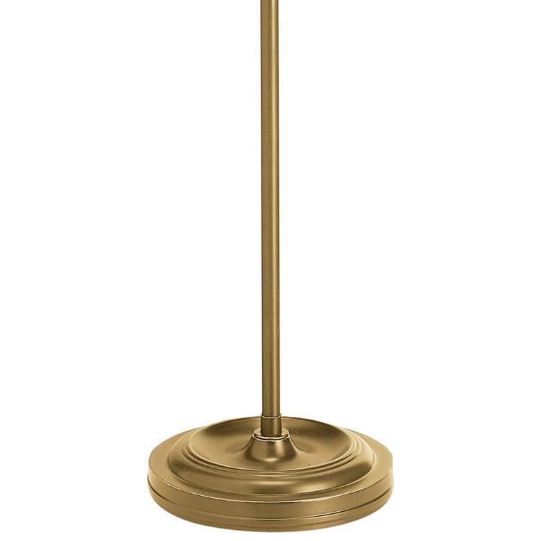 Image 4 Fedora Aged Brass Adjustable Pharmacy Floor Lamp more views