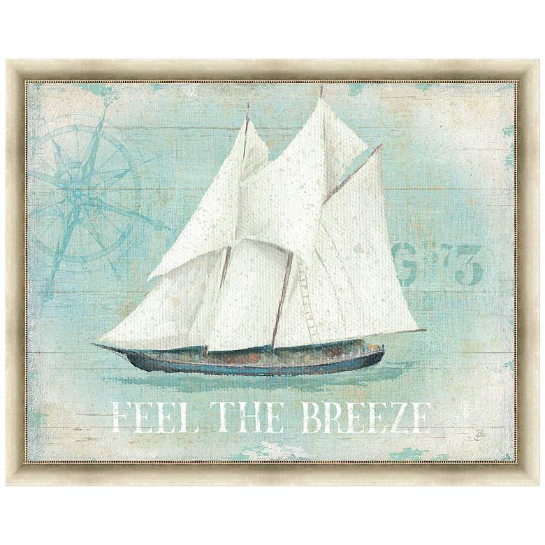 Image 1 Feel the Breeze 28 inch Wide Framed Canvas Wall Art