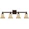 Feiss American Foursquare Collection 31" Wide Bathroom Light