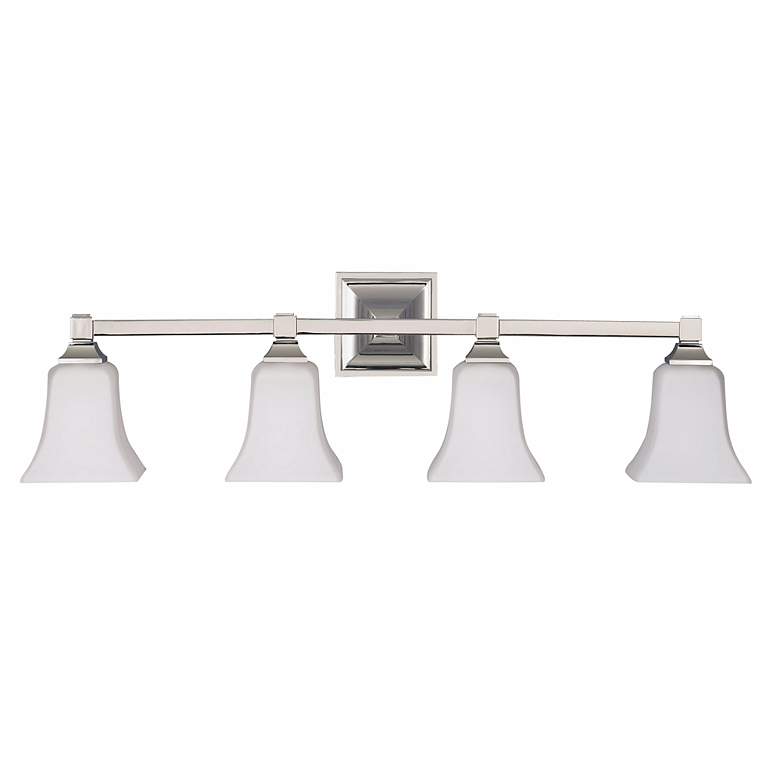 Image 1 Feiss American Foursquare Four Light Bath Wall Light Fixture