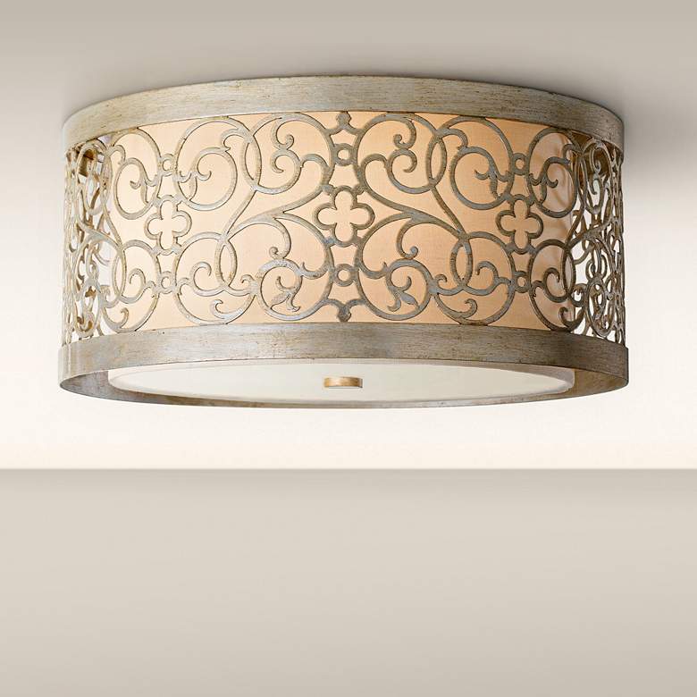Image 1 Feiss Arabesque 14 3/4 inch Wide Ceiling Light Fixture