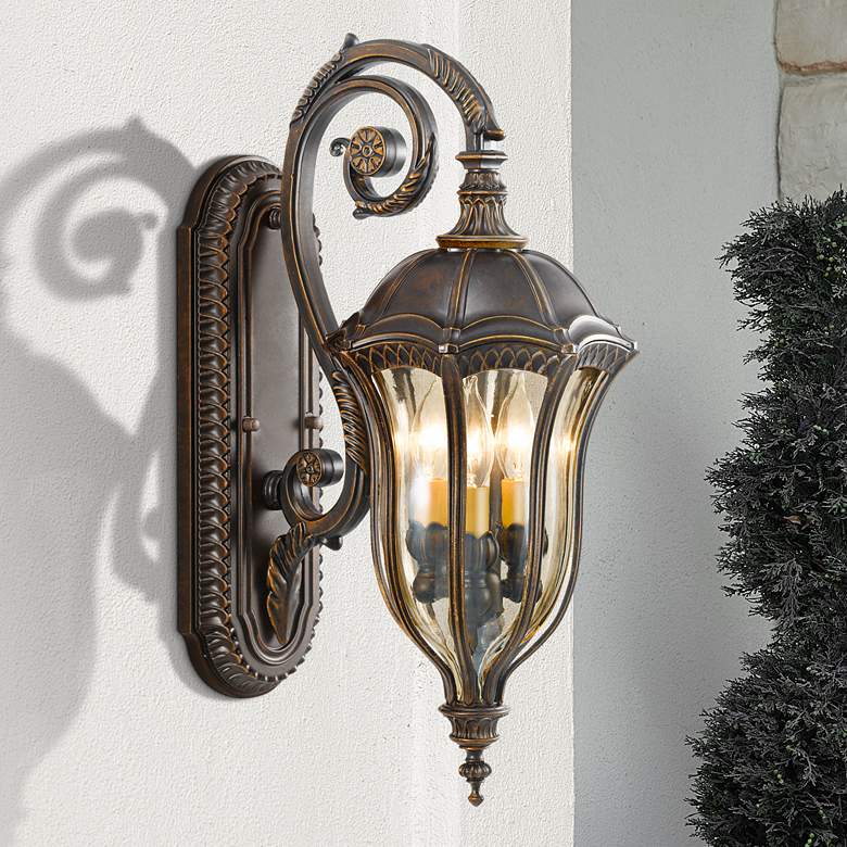 Image 1 Feiss Baton Rouge 22 3/4" High Outdoor Wall Lantern