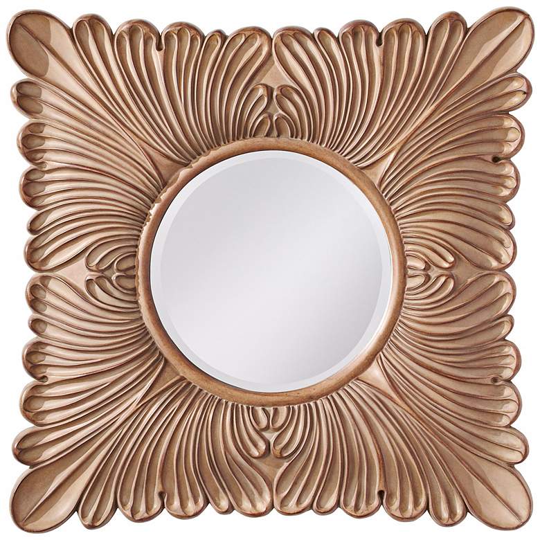 Image 1 Feiss Blair 35 1/4 inch High Square Wall Mirror