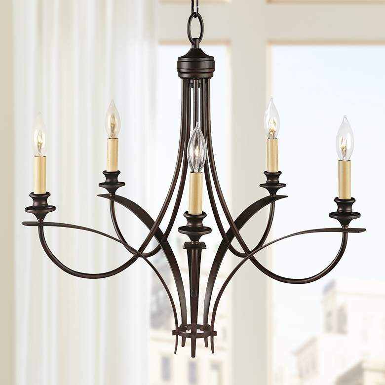 Image 1 Feiss Boulevard Collection 25 1/2 inch Wide Chandelier