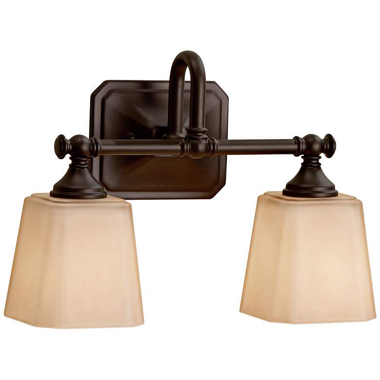 Image 1 Feiss Concord 2-Light 14 inch Wide Bronze Wall Sconce