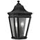 Feiss Cotswold Lane 16" High Black Outdoor Wall Light
