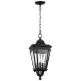 Feiss Cotswold Lane 21 1/2&quot; High Black Outdoor Hanging Light