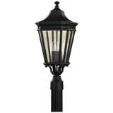 Feiss Cotswold Lane 22 1/2&quot;H Black Outdoor Post Light