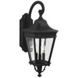 Feiss Cotswold Lane 23 3/4&quot; High Black Outdoor Wall Light