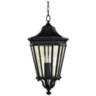 Feiss Cotswold Lane 26 1/2" High Black Outdoor Hanging Light