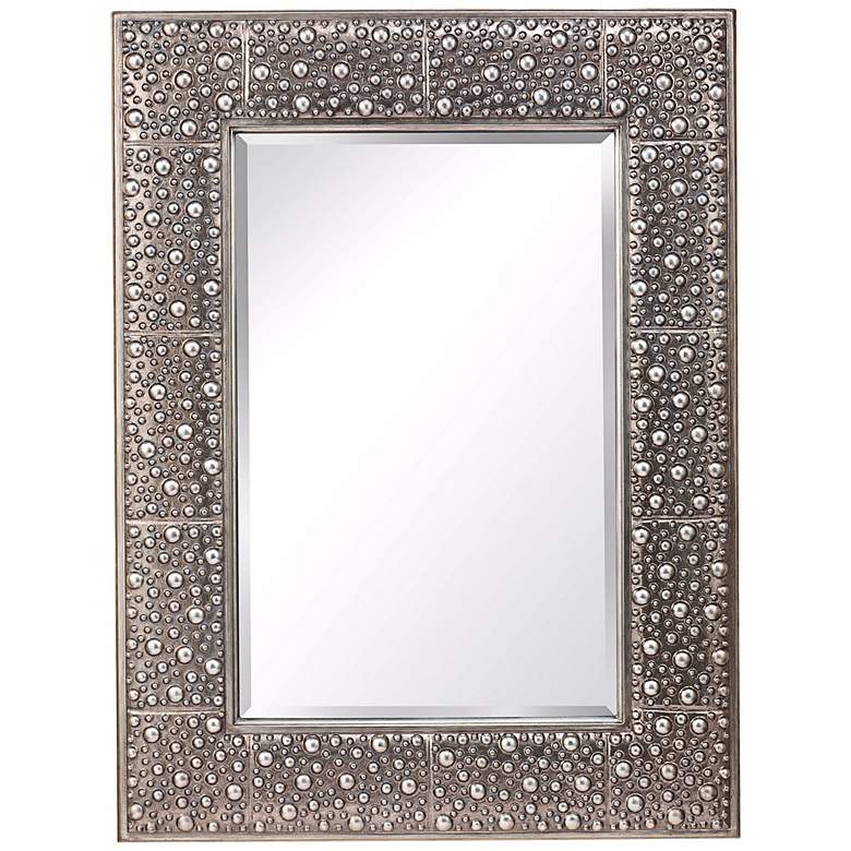 Image 1 Feiss Danby 40 inch High Rustic Silver Wall Mirror