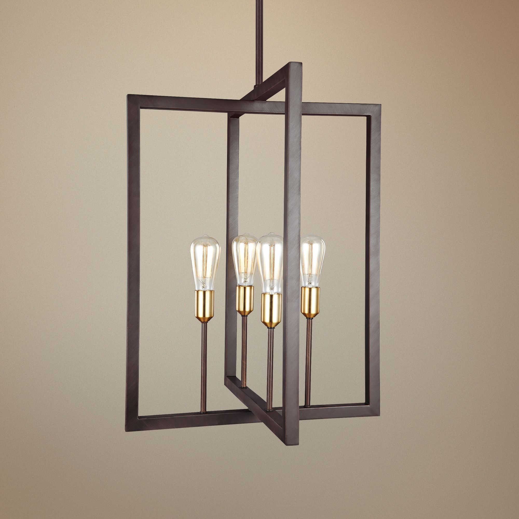 bronze 4 light chandelier