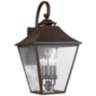 Feiss Galena 25 1/2" High Sable Steel Outdoor Wall Light