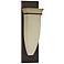 Feiss Half Moon Bronze Finish 16" High Wall Sconce