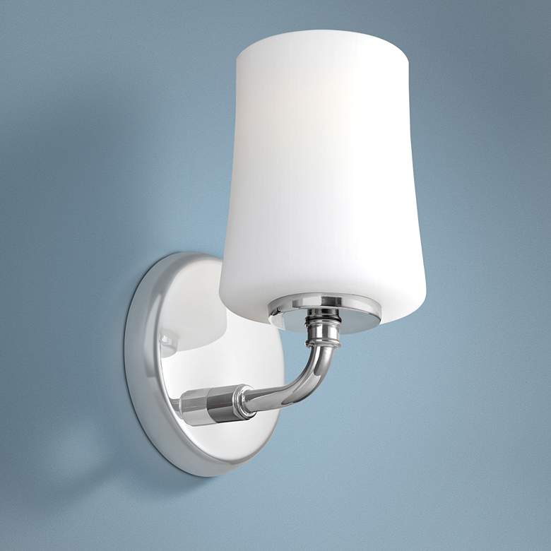 Image 1 Feiss Jennie 9" High Chrome Wall Sconce