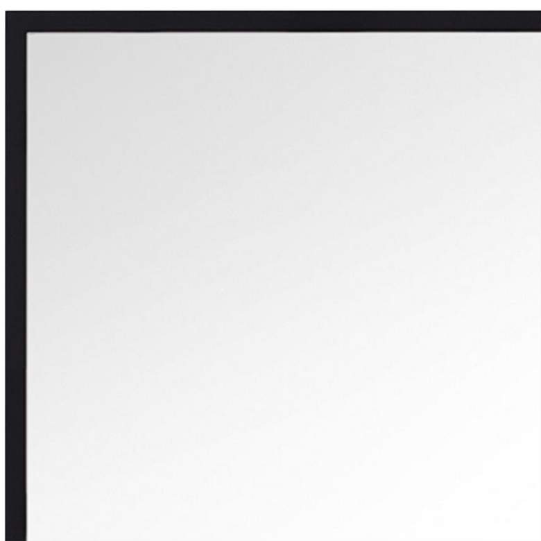 Feiss Kit Midnight Black 28&quot; Square Wall Mirror more views