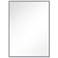 Feiss Kit Satin Nickel 24" x 36" Rectangular Wall Mirror