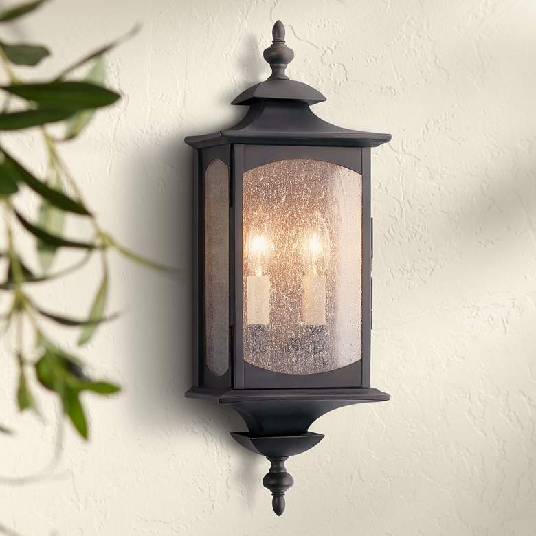 Image 1 Feiss Market Square 19" High Outdoor Wall Light
