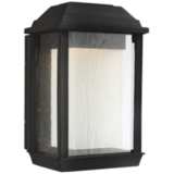 Feiss McHenry 11 1/4&quot; High Black LED Outdoor Wall Light