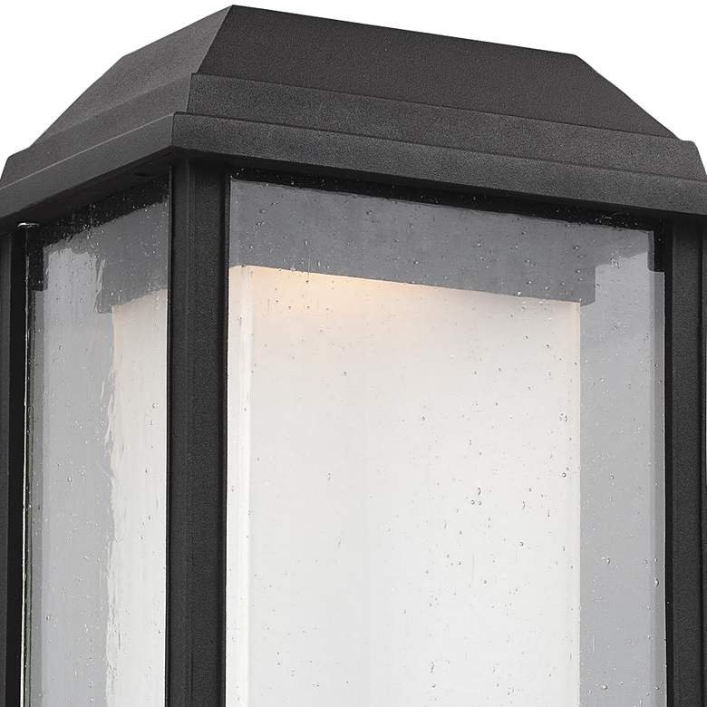 Feiss McHenry 16 3/4&quot; High Black LED Outdoor Post Light more views