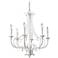 Feiss Peyton Saltspray 23 1/2" Wide 6-Light White Chandelier