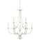 Feiss Peyton Saltspray 31" Wide 9-Light White Chandelier