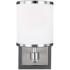 Feiss Prospect Park 9 3/4" High Satin Nickel Wall Sconce