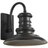 Feiss Redding Station 12 1/2&quot;H Bronze LED Outdoor Wall Light