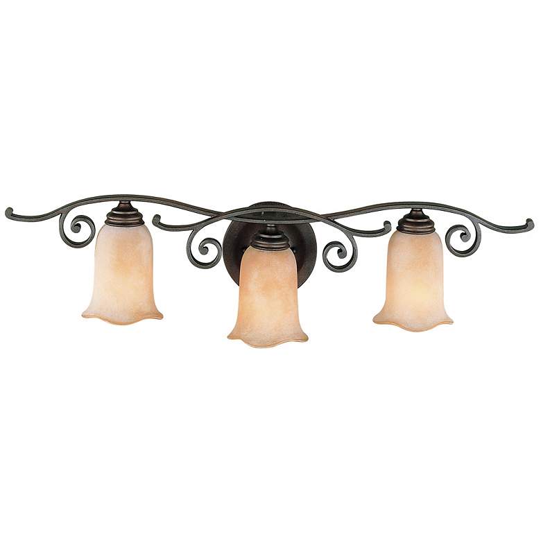 Image 1 Feiss Romana Collection 30 inch Wide Bathroom Light Fixture