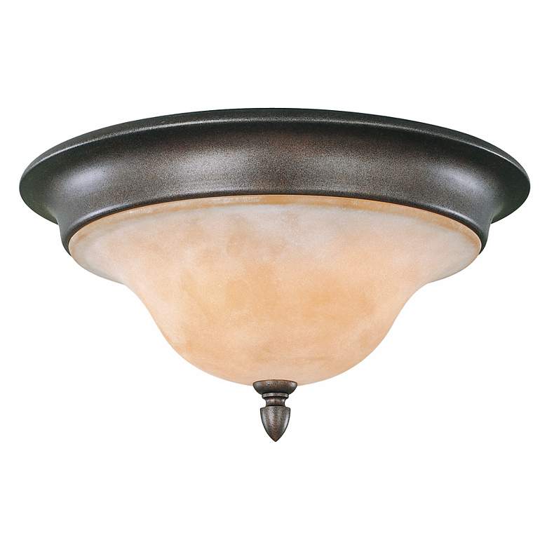 Image 1 Feiss Romana Collection Flushmount 15 inch Wide Ceiling Light