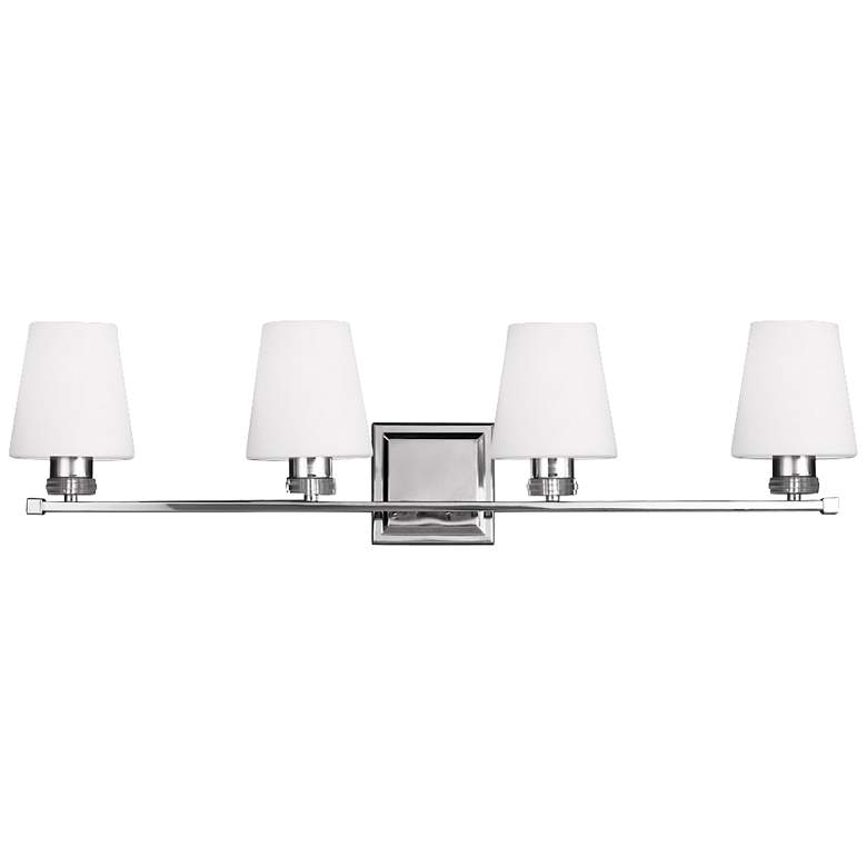 Image 1 Feiss Rouen 33" Wide Polished Nickel Bath Light