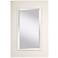 Feiss Smythe Framed 36" High White Wall Mirror