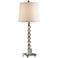 Feiss Stylus Nickel and Crystal Table Lamp