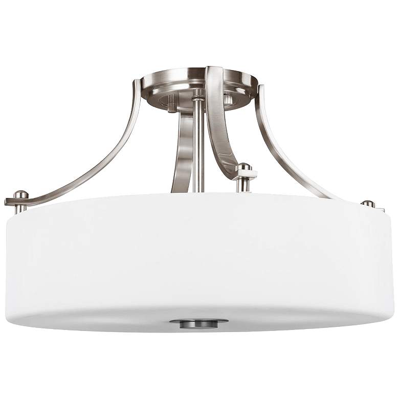 Image 1 Feiss Sunset Drive 16"W Steel Semi-Flushmount Ceiling Light