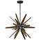 Feiss Thorne 26" Wide Dark Zinc 6-Light Starburst Chandelier