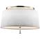 Feiss Tori 14" Wide Satin Nickel Ceiling Light